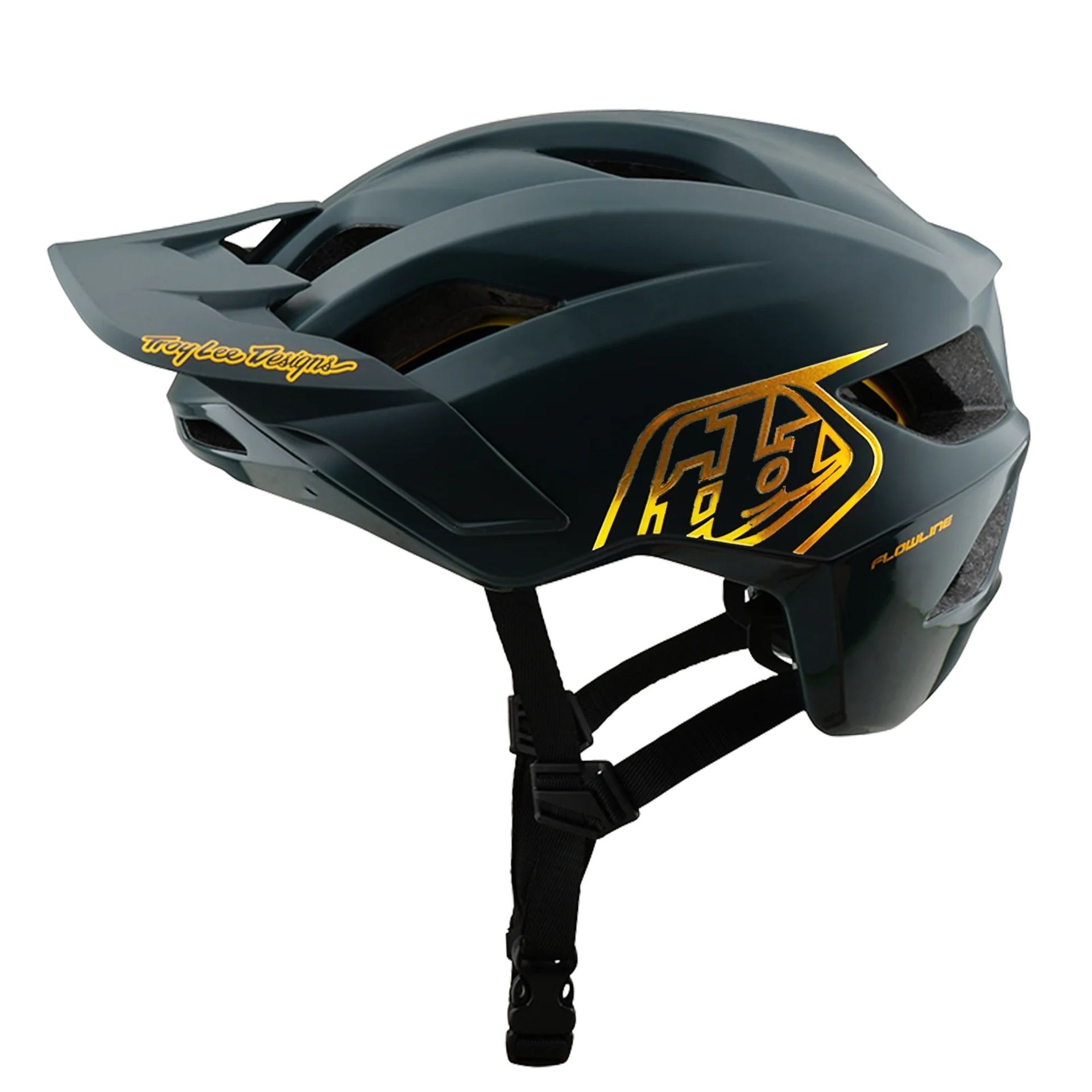 Casco Troy Lee Designs Flowline Point Gray / Gold